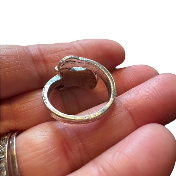Silver Guitar Unisex Wrap Style Ring - Picture 5 of 6